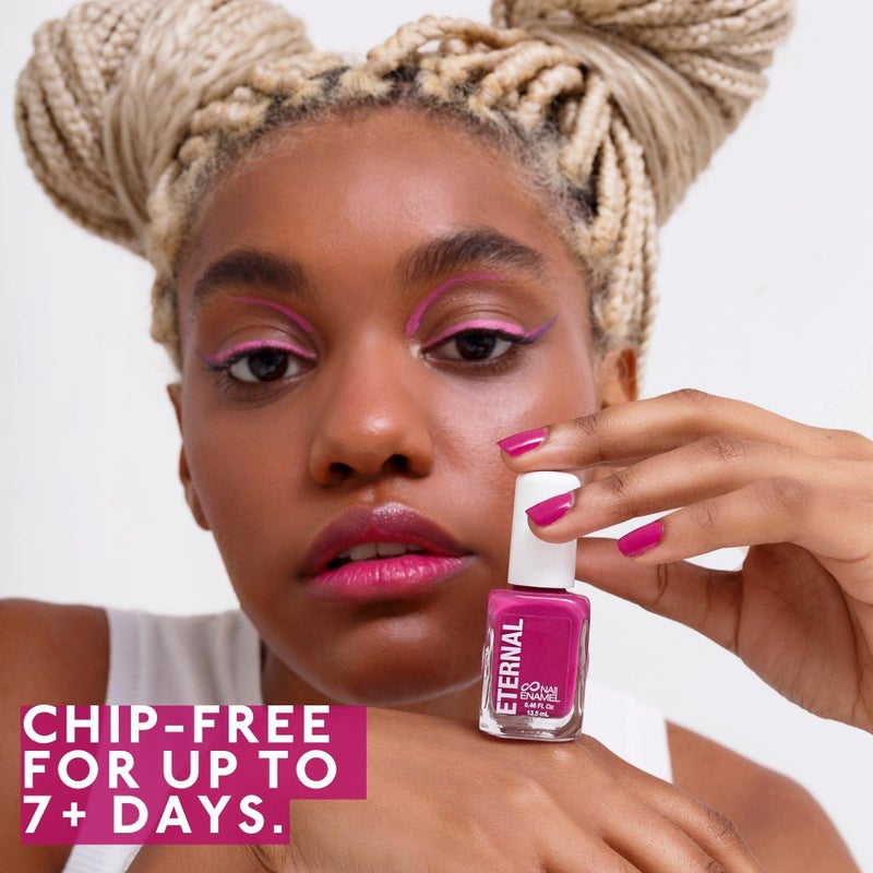 Eternal Pink Nail Polish Set for Women (SO PINK) - Pastel Pink Nail Polish Set for Girls - Long Lasting & Quick Dry Natural Nail Polish Kit for Home DIY Mani Pedi - Made in USA, 13.5mL (Set of 5) - Image 4